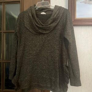 Cupio Olive Cowl Neck Sweater